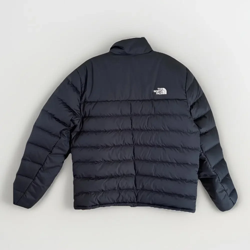 The North Face Mens Down Aconcagua 2 Jacket Large Aviator Navy Puffer 550 Fill